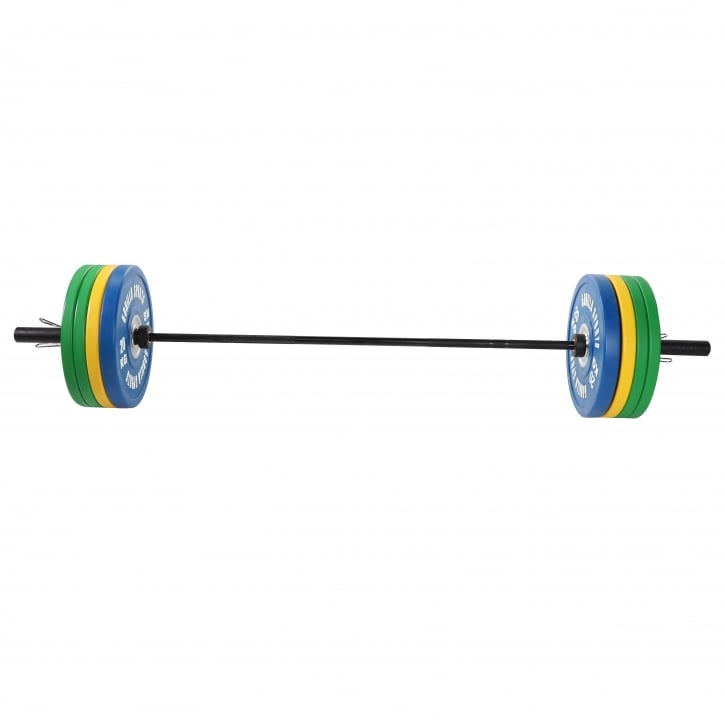 Skivstångspaket Bumper COLOR 140kg