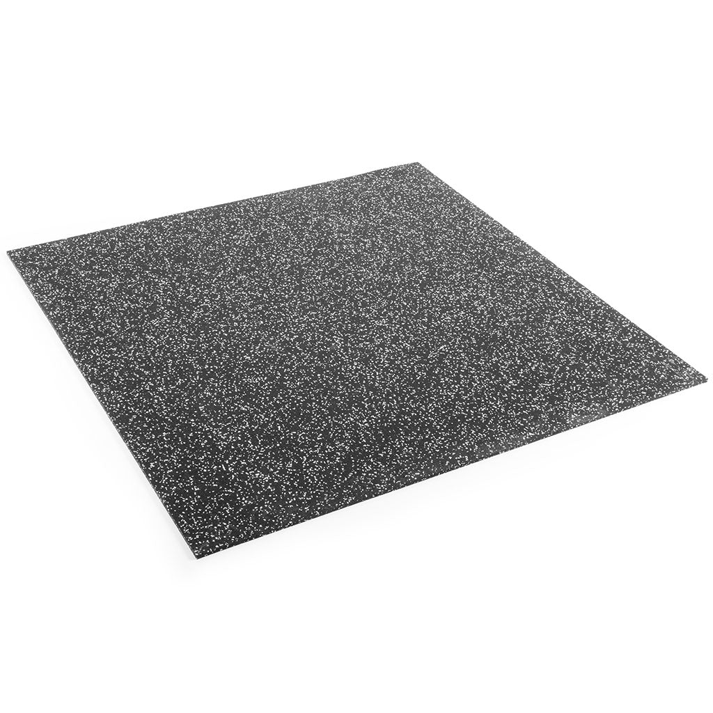 Pro Gummigolv 100 x 100 x 0,8 cm, svartgrå - Gymstick