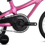 Kevyt lastenpyörä TABOU Miss MG, 14" pinkki-violetti