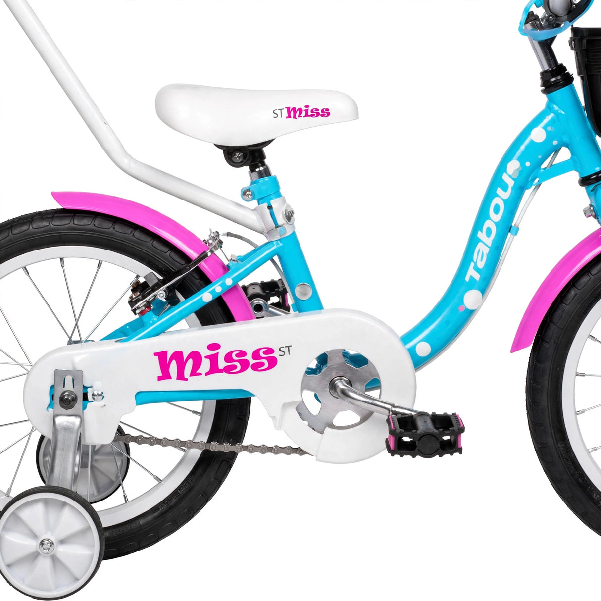 Barncykel TABOU Miss ST, 14" blå-vit