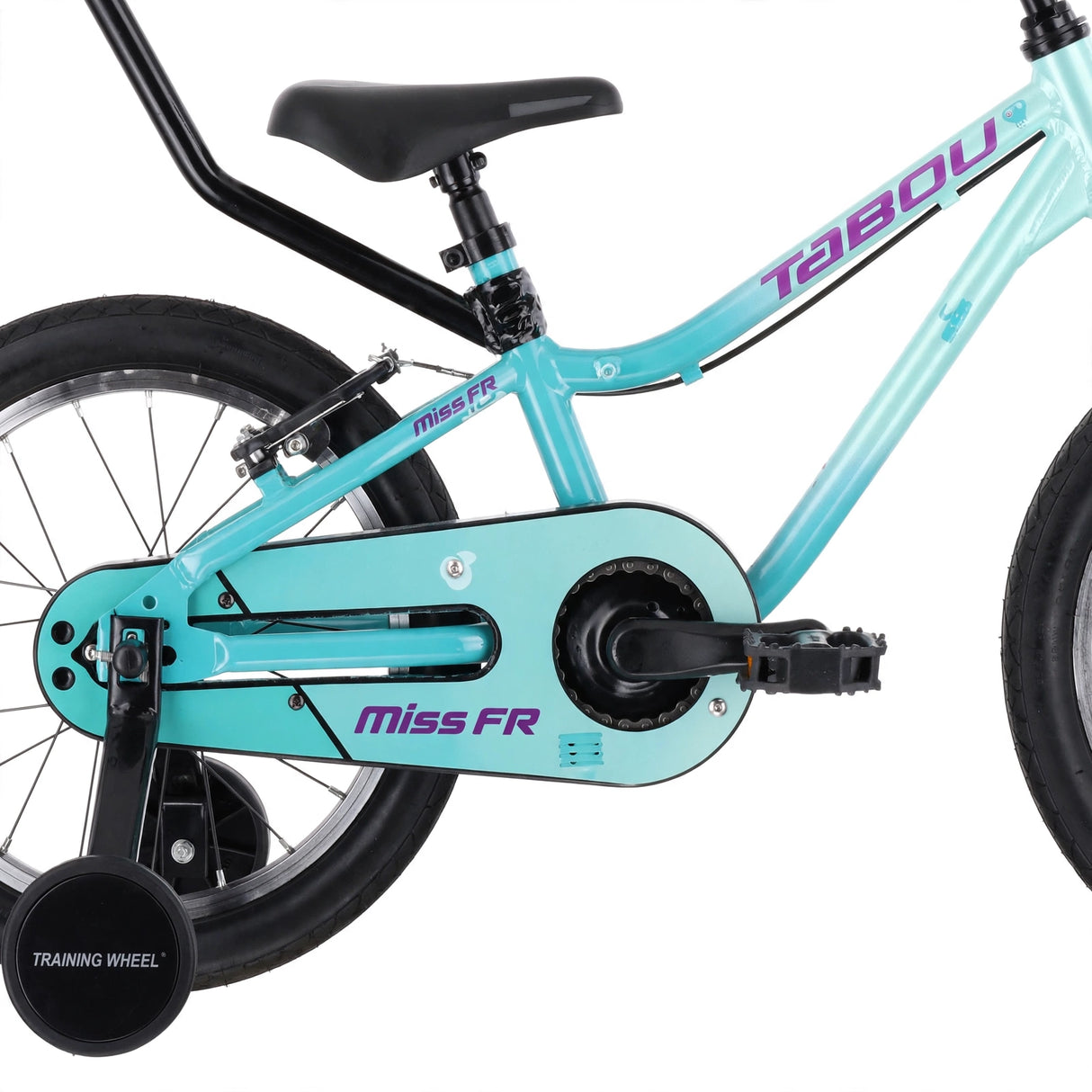 Barncykel TABOU Miss FR, 14" mint-lila