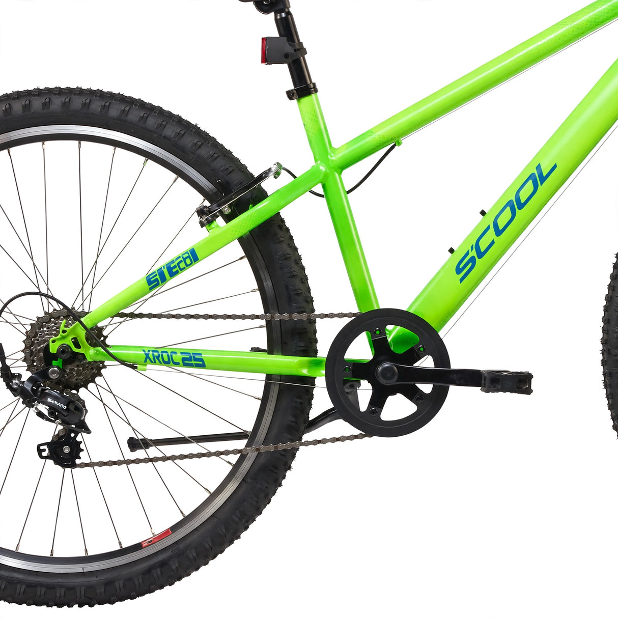 Barncykel S'COOL Xroc, 26" Neon Grön/Ocean
