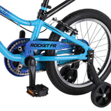 Barncykel TABOU Rocket FR, 16" blå-turkos