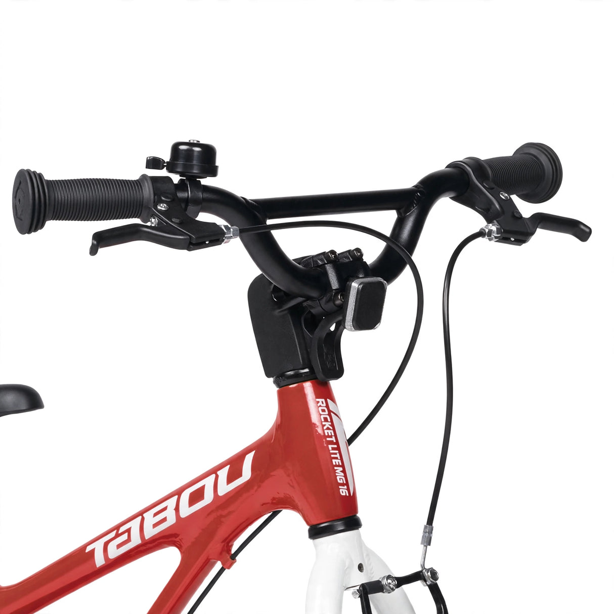 Ultralätt lastenpyörä TABOU Rocket Lite MG, 14" punainen/valkoinen
