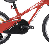 Ultralätt lastenpyörä TABOU Rocket Lite MG, 14" punainen/valkoinen