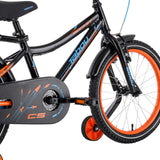 Lastenpyörä TABOU Rocket CS ALU, 18" musta-oranssi