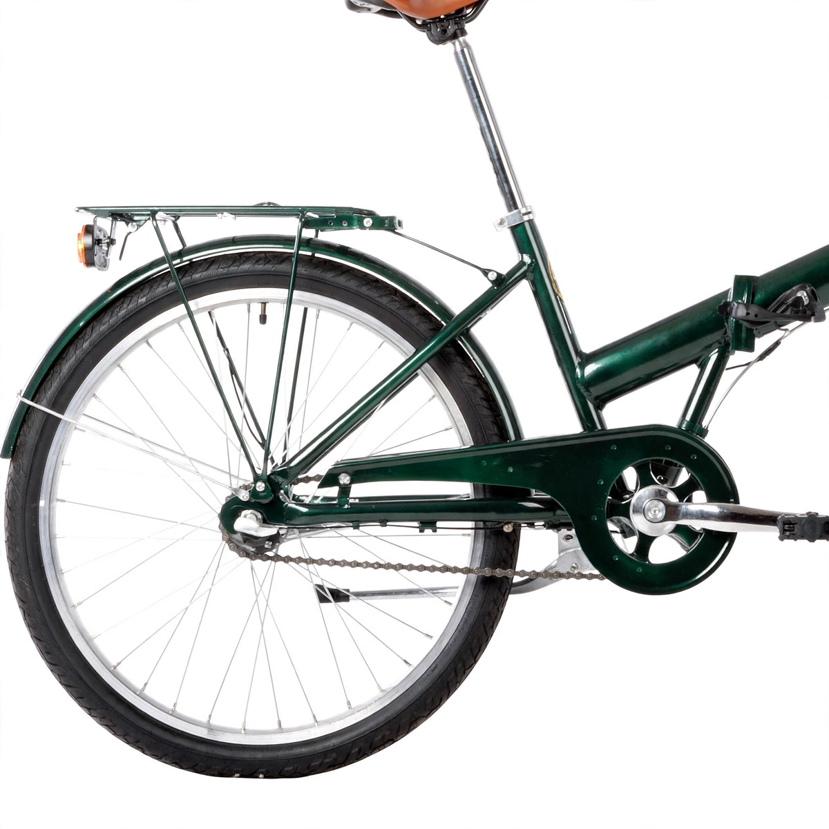 Kokoontaitettava polkupyörä ROMET Jubilat Classic, 24" vihreä