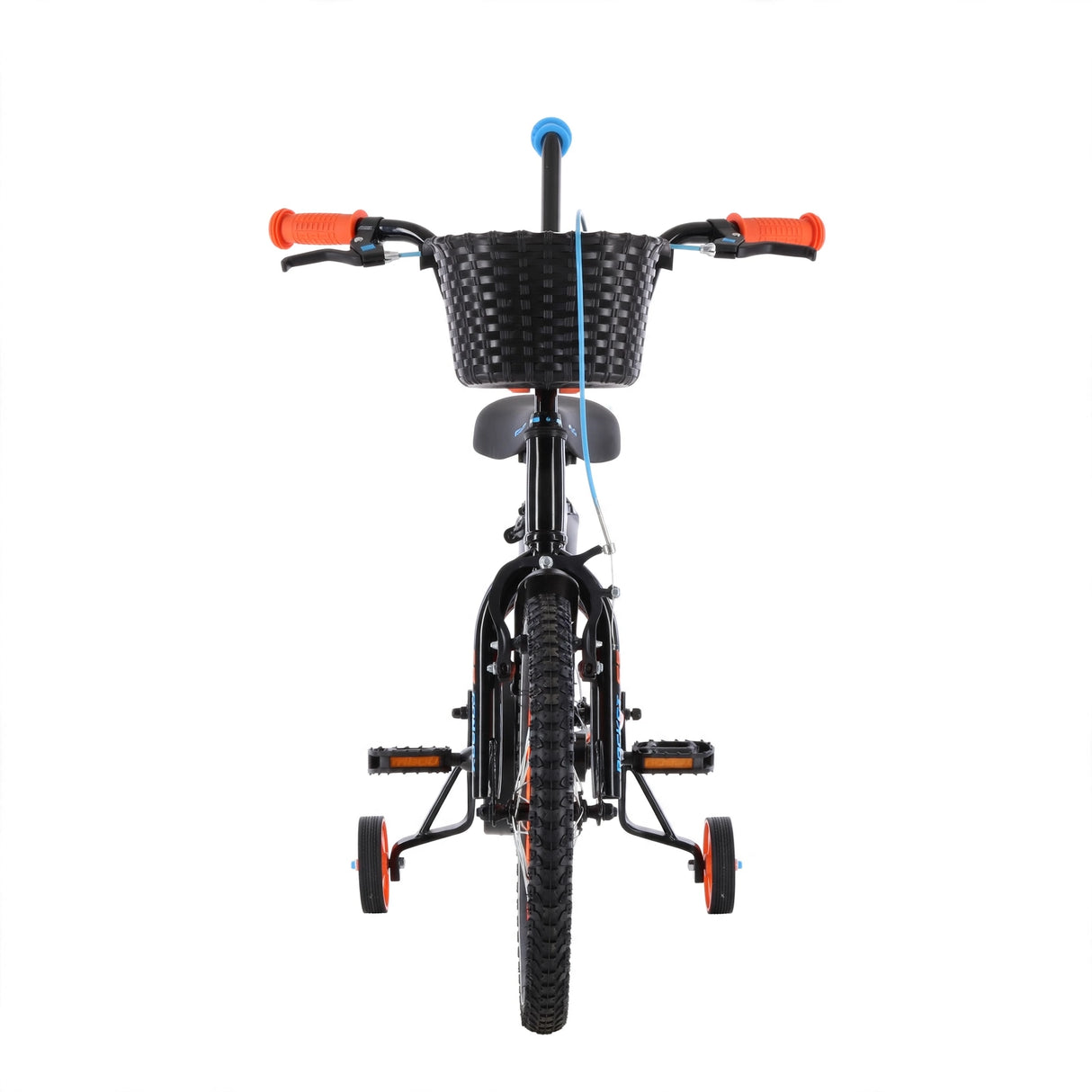 Lastenpyörä TABOU Rocket CS ALU, 18" musta-oranssi