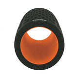 Massage roller TOORX Grid Foam Roller, black-orange