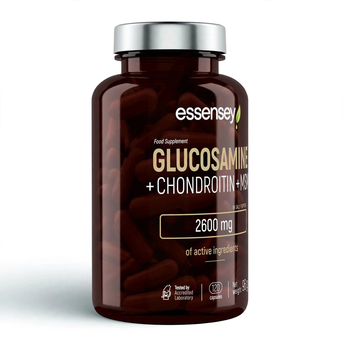 Mineral Kapslar TREC ESSENSEY GLUCOSAMINE+CHONDROITIN+MSM 120 kapslar