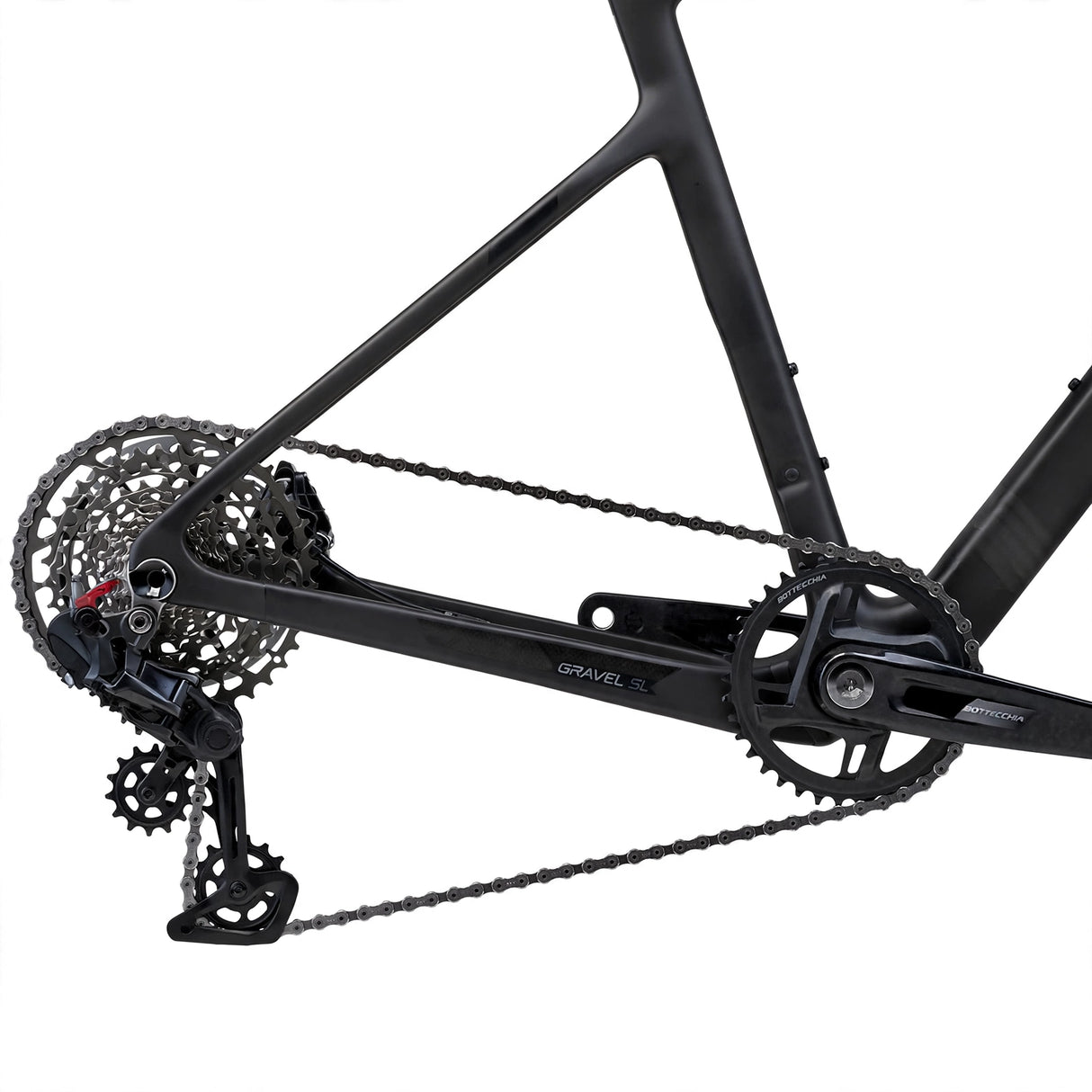 Gravelpyörä BOTTECCHIA Gravel SL - GRX825 Di2 24v - C9 Matt Carbon