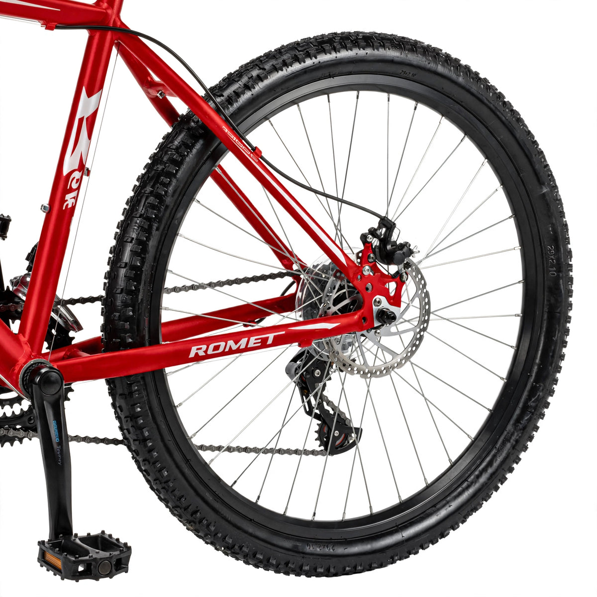 Lastenpyörä ROMET Rambler R6.2, 26" punainen-valkoinen-harmaa