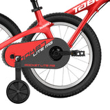 Ultralätt barncykel TABOU Rocket Lite MG, 16" röd-vit