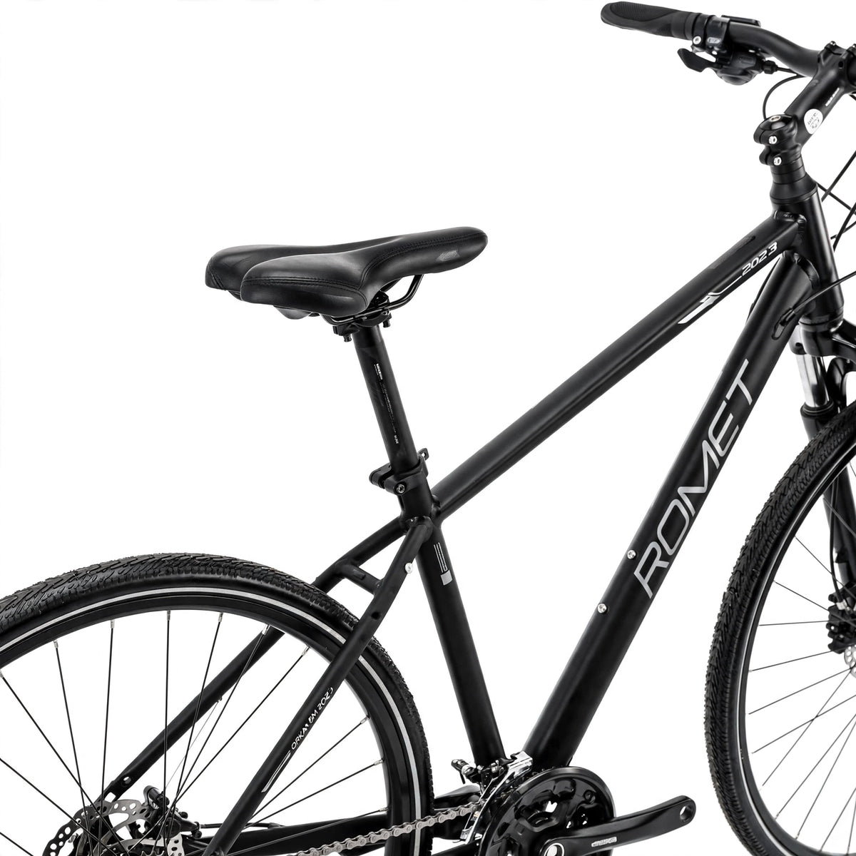 Cykel ROMET Orkan 6 M, svart-vit