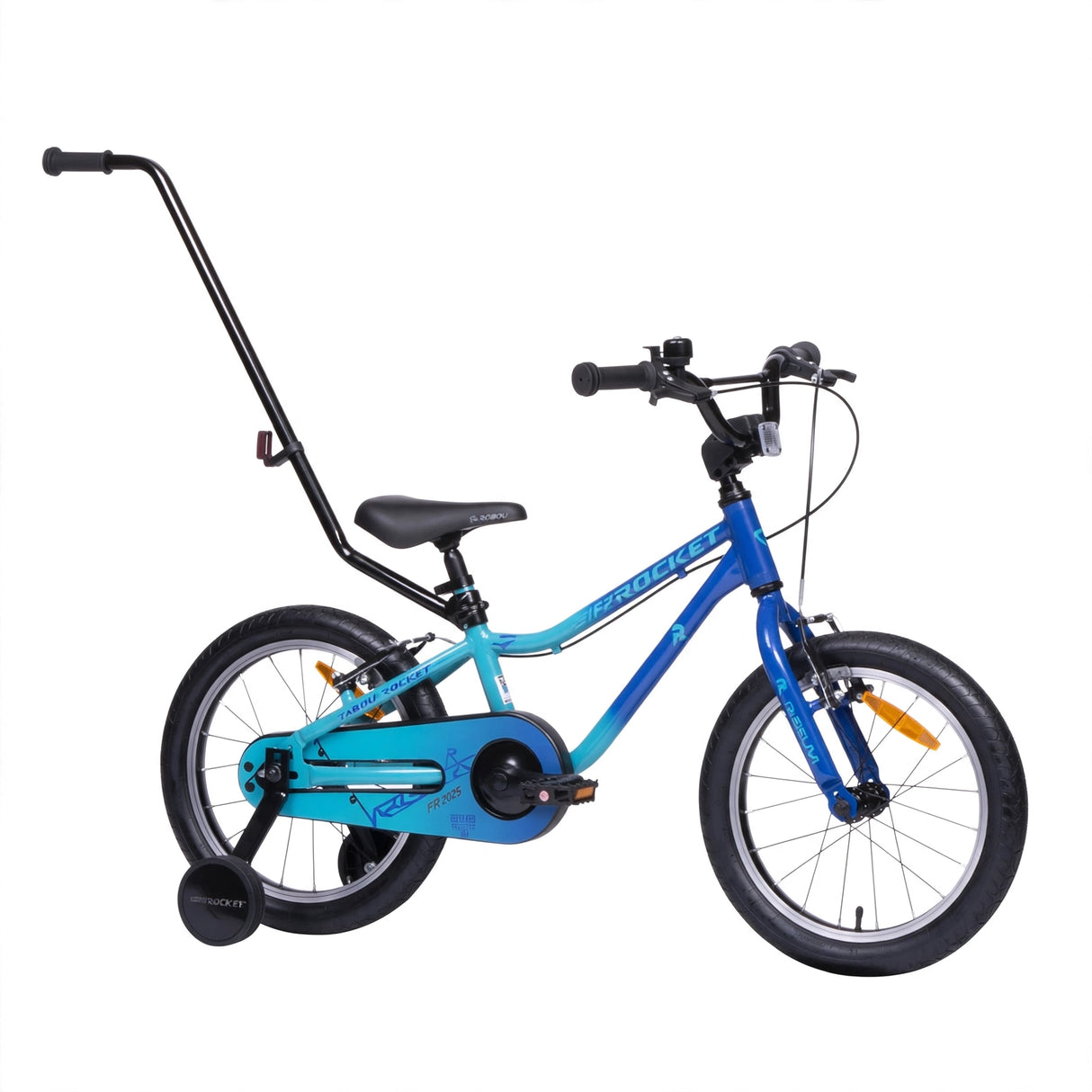 Lasten pyörä TABOU Rocket FR, 12" sinivihreä