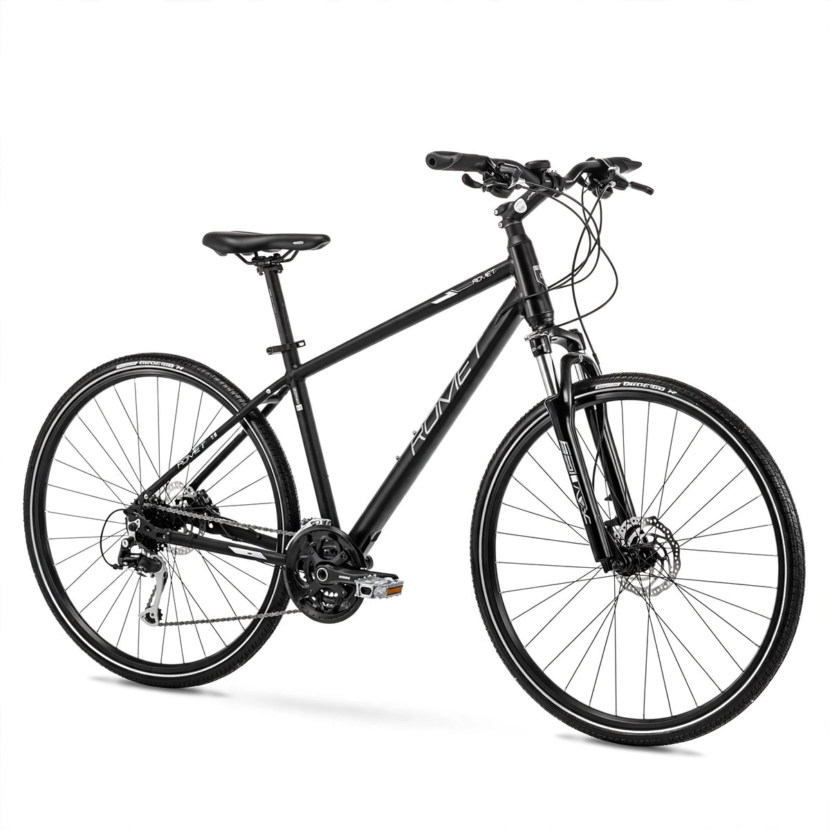 Cykel ROMET Orkan 6 M, svart-vit