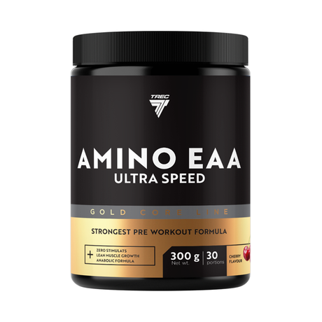 Aminohappo TREC GOLD CORE LINE AMINO EAA HIGH SPEED CHERRY 300 g