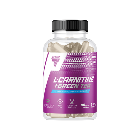 Aminohappo TREC L-CARNITINE + GREEN TEA 90 kapselia