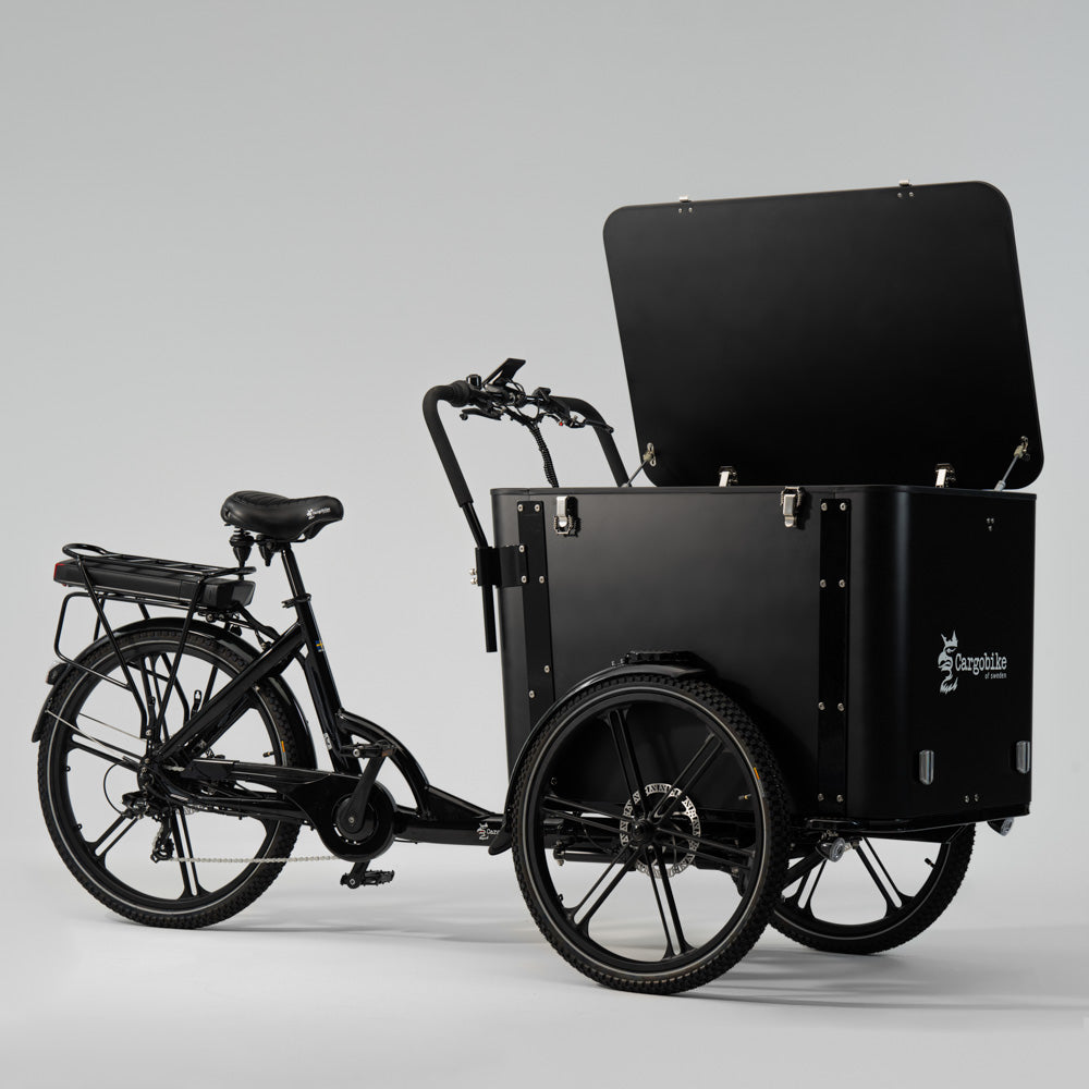 Sähköavusteinen tavarapyörä CARGOBIKE of SWEDEN Flex Box
