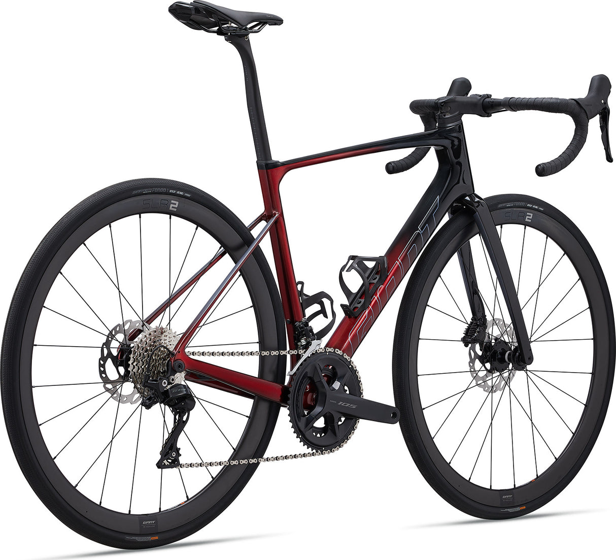 Landsvägscykel GIANT Defy Advanced Pro 2, Carbon/Sangria