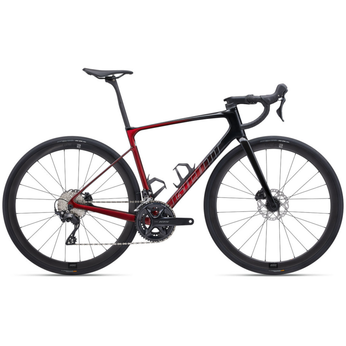 Landsvägscykel GIANT Defy Advanced Pro 2, Carbon/Sangria