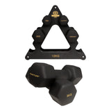 Hantelset med ställ Tunturi Centuri Neoprene Dumbellset 3Prs+Stand