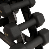 Hantelset med ställ Tunturi Centuri Neoprene Dumbellset 3Prs+Stand