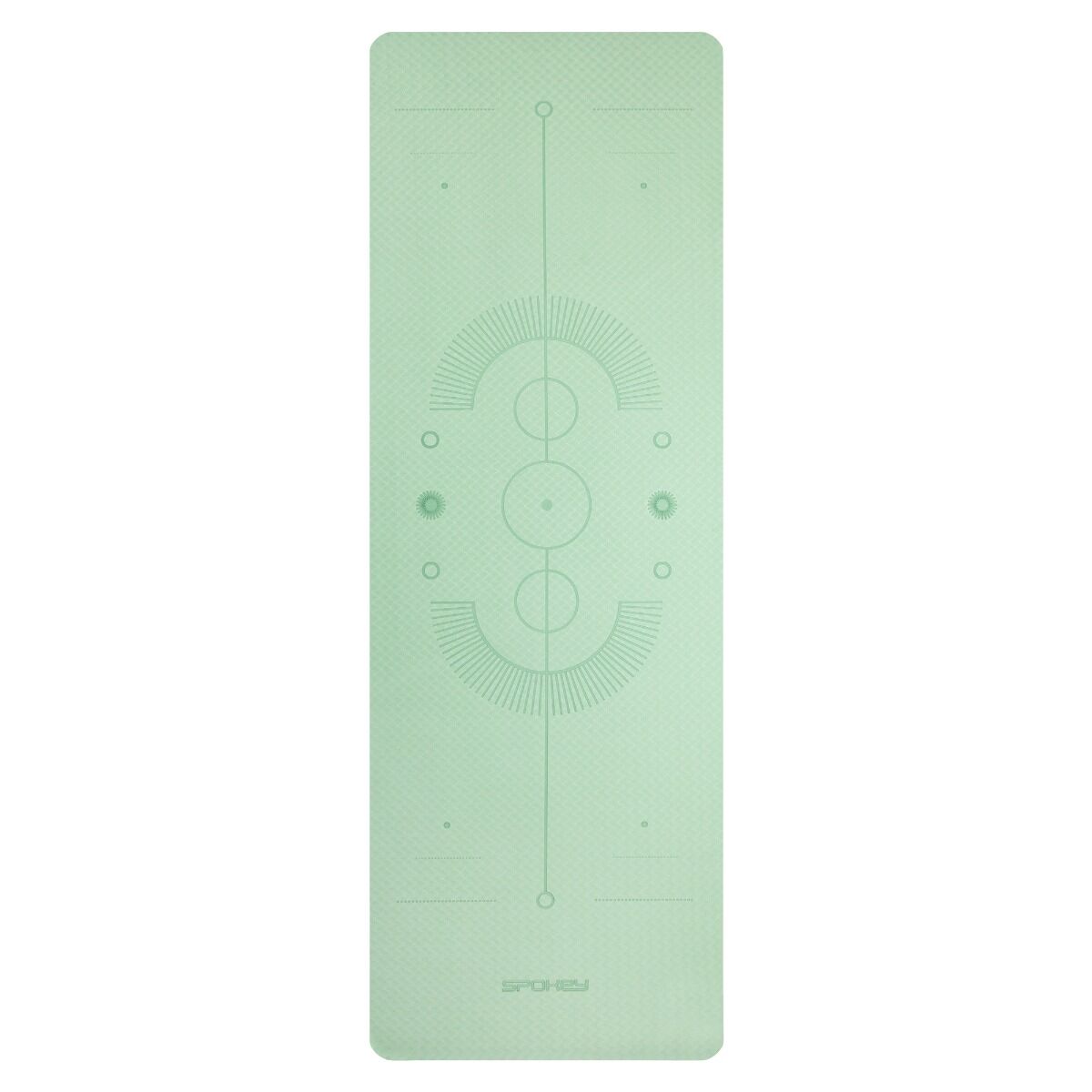 Yogamatta SPOKEY Mandala, grön