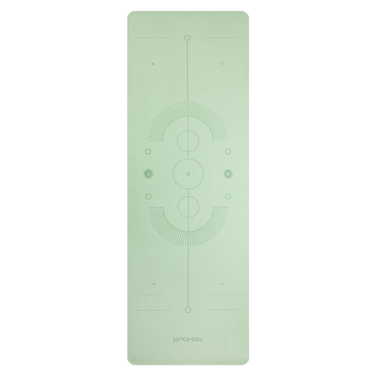Yogamatta SPOKEY Mandala, grön