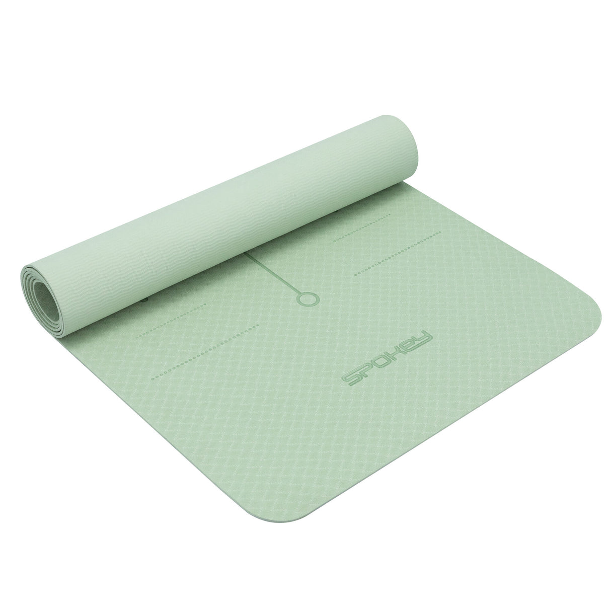 Yogamatta SPOKEY Mandala, grön
