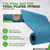 Yogamatta Tunturi Yogamat 8mm, Petrol Blue
