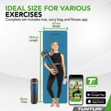 Yogamatta Tunturi Yogamat 8mm, Petrol Blue