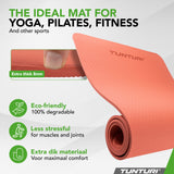 Joogamatto Tunturi Yogamat 8mm, Rose Gold