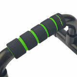 Punnerrusteline TUNTURI Push Up Bar PVC, musta-vihreä