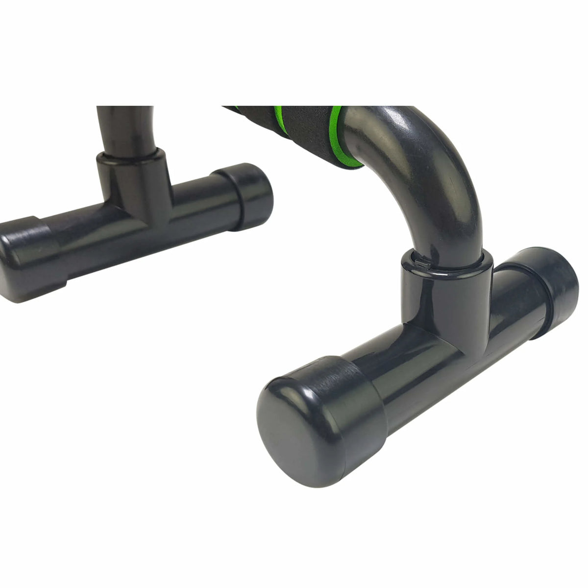Punnerrusteline TUNTURI Push Up Bar PVC, musta-vihreä
