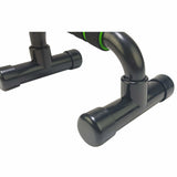 Punnerrusteline TUNTURI Push Up Bar PVC, musta-vihreä