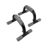 TUNTURI Push Up Bars, musta-harmaa