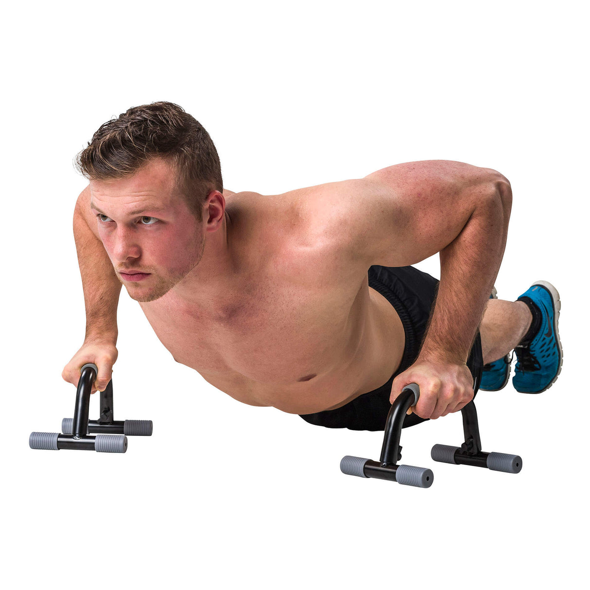 TUNTURI Push Up Bars, svart-grå