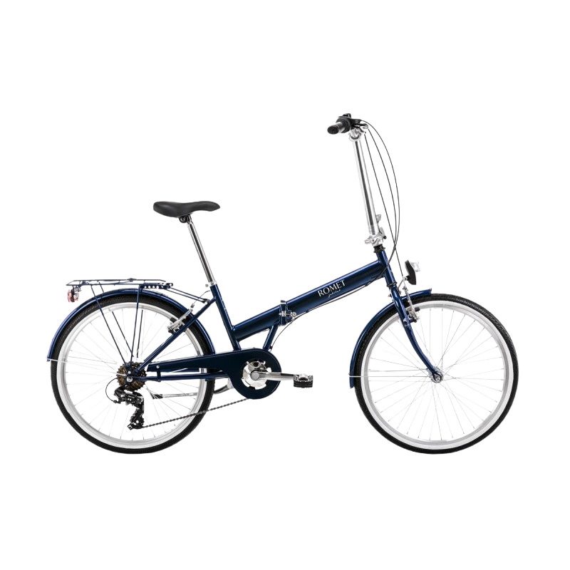 Hopfällbar cykel ROMET Jubilat ECO, blå