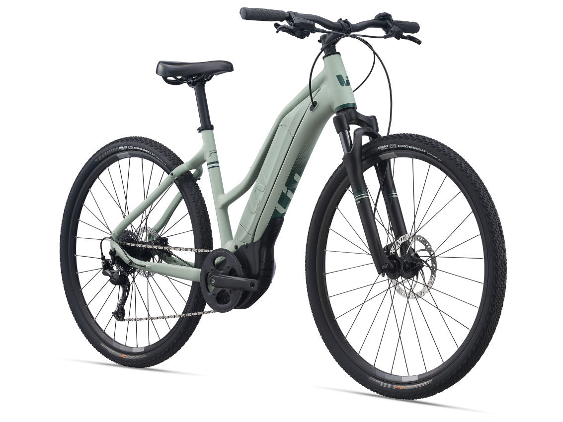 Sähköpyörä LIV Rove E+, 28" Laurel, vaaleanvihreä