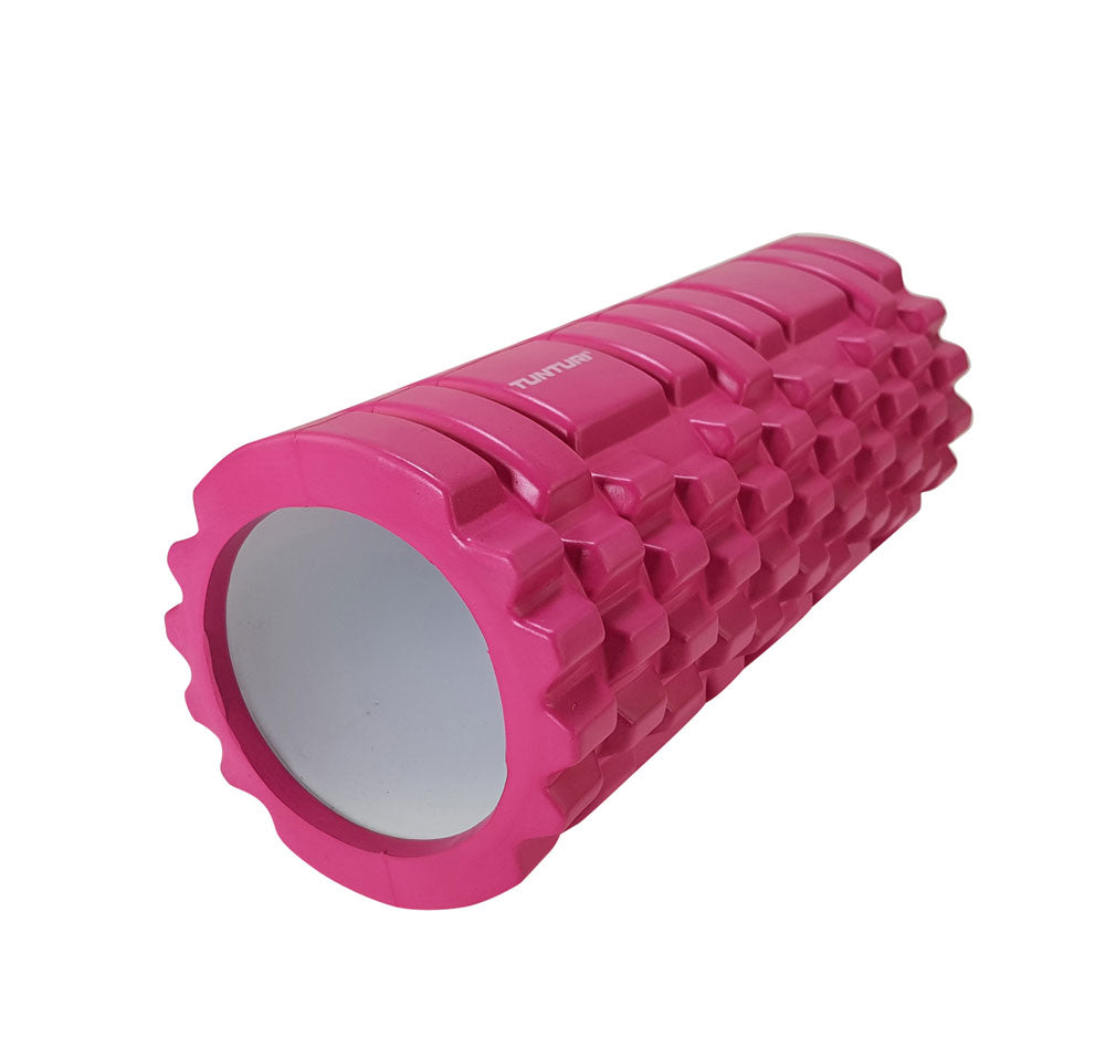Hieronnarulla TUNTURI Yoga Foam Grid Roller 33cm, sininen