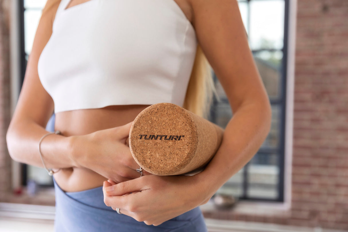 Massage roller Tunturi Cork Massage Roller