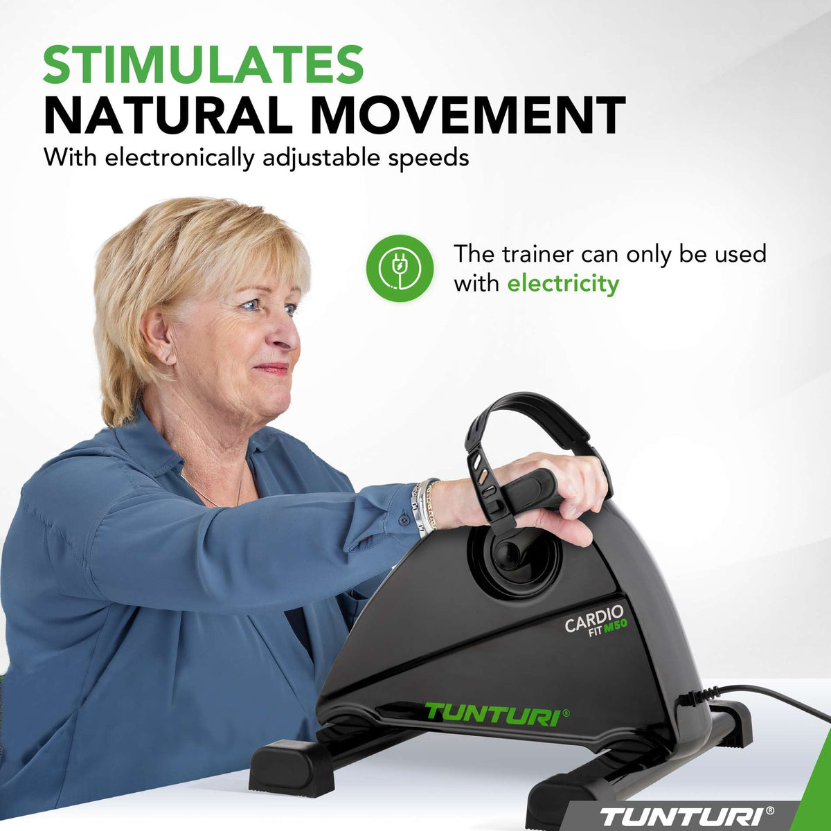 Kuntopyörä moottorilla TUNTURI Cardio Fit M50 Minibike Motorized