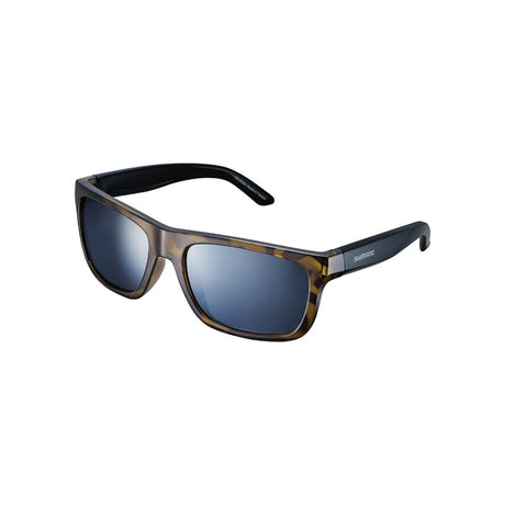 Solglasögon SHIMANO Brown Tortoise, Smoke Silver Mirror