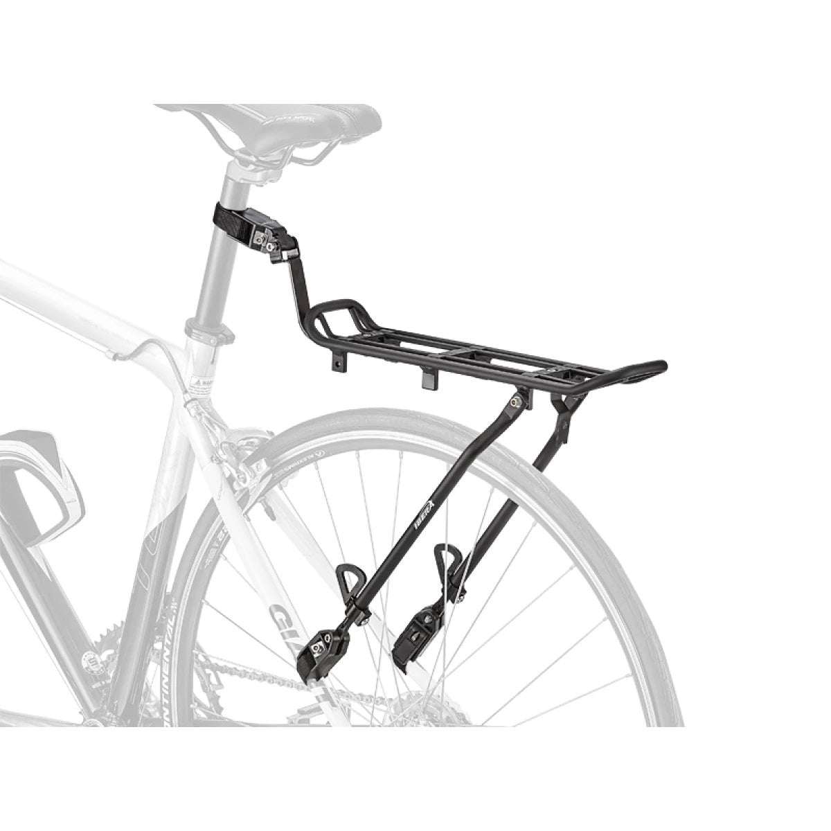 Tavarateline IBERA PakRak Road IB-RA17, 26"-29", 7 kg, musta