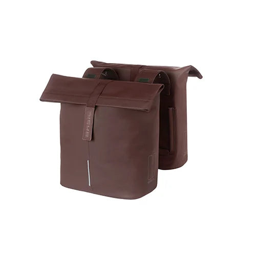 Pakväska Basil City, 28-32L, dubbelsidig, brun