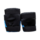 Knä- och armbågsskydd BOOM Basic Double Pad Set, blå