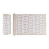Point massage matta och kudde Tunturi Akupressurmadrass och kudde, Beige
