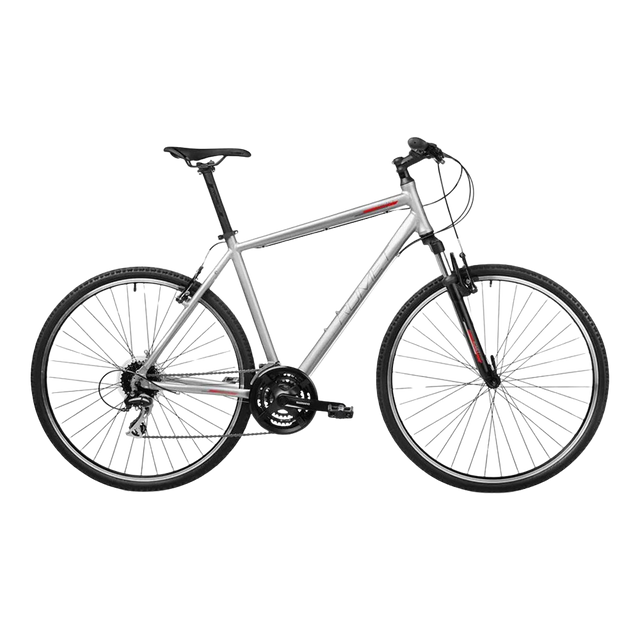 Grå ROMET Orkan 2 M cykel i sidovy