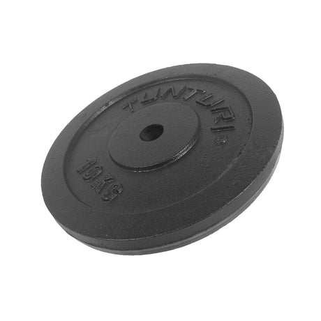 Levypaino TUNTURI Plate Black, 30 mm, 10 kg